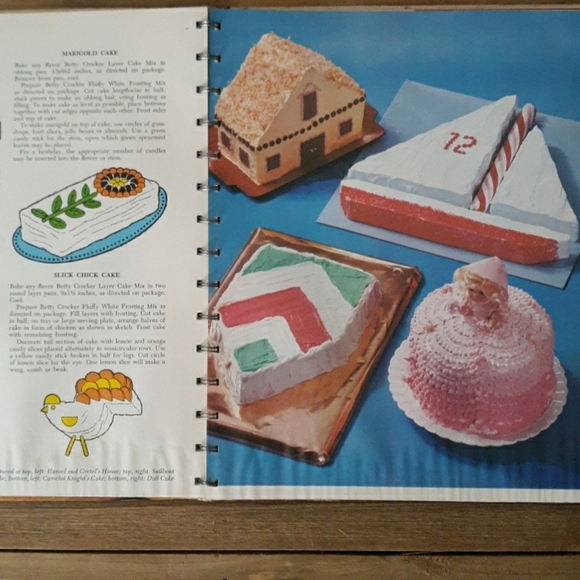 Betty Crockers Cake and Frosting Mix Cookbook 1st - Picture 7 of 8
